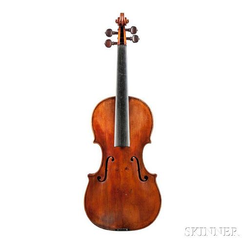 English Violin, London, c. 1770, unlabeled, length of back 350 mm.