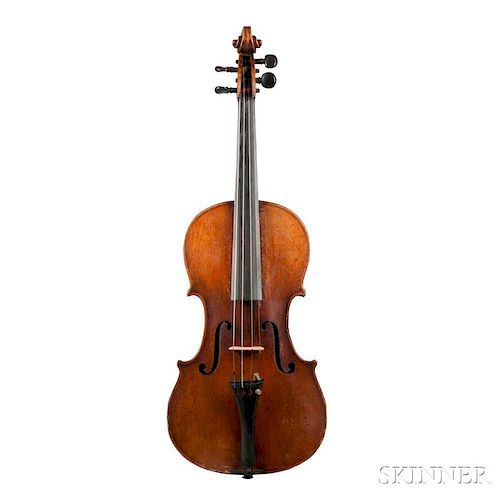 German Violin, labeled Antonius Stradiuarius Cremonensis/Faciebat Anno 1711, length of back 357 mm.