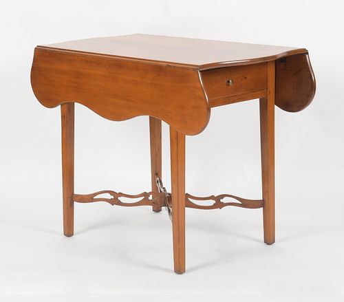 New England Federal Cherry Pembroke Table