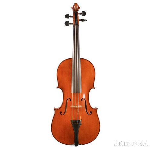 German Violin, bearing two labels: Special Model/Hironimus Amati., and Carlo Alberi/Violin Maker/B. & J. New-York/Sole Import