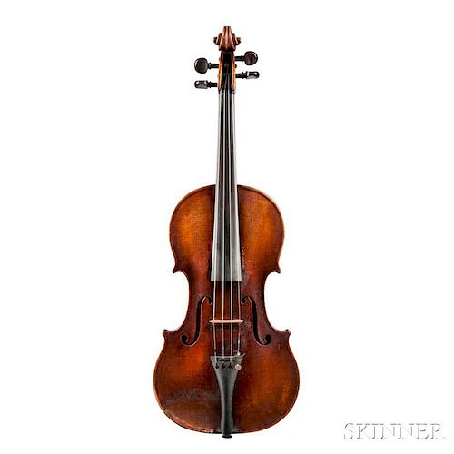 German Violin, Heinrich Th. Heberlein, Jr., Markneukirchen, 1924, bearing the maker's label and internal brands, length of ba