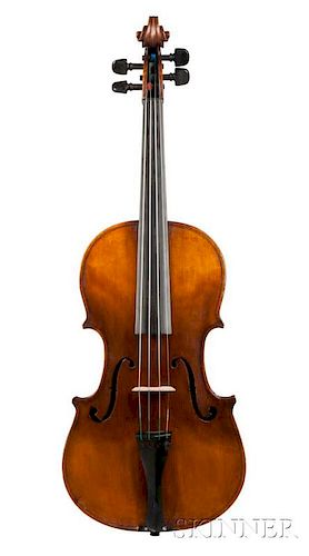 American Violin, Jacob Thoma, Boston, 1914, labeled THOMA SOLO VIOLIN/Made by Jacob Thoma & Son/Boston, Mass., 1914, length o