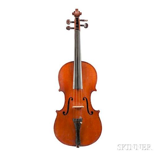 French Violin, labeled Ch. J.B. COLLIN-MEZIN/Luthier a Paris/Rue du Faub Poissonniere, No. 29, inscribed internally and on th