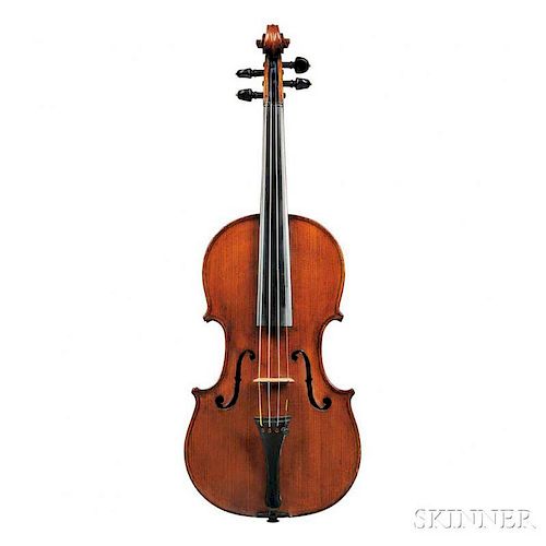 Violin, Attributed to Riccardo Genovese, bearing the maker's label, inscribed on upper rib, length of back 359 mm.