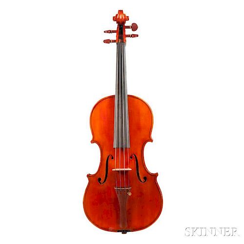 Violin, labeled GIUSEPPE LUCCI/DA BAGNACAVALLO/FECE IN ROMA 1970, inscribed on the label, branded internally and externally, 