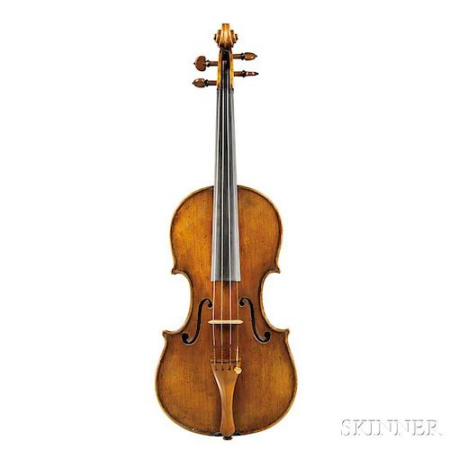 Italian Violin, Carlo Ferdinando Landolfi, Milan, c. 1772, labeled Carlo Ferdinando Landolfi ./nella Contrada di Santa Margar