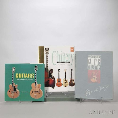 Three Books of Guitar Collections, The Chinery Collection; Guitars: The Tsumura Collection; and The Steve Howe Guitar Collect