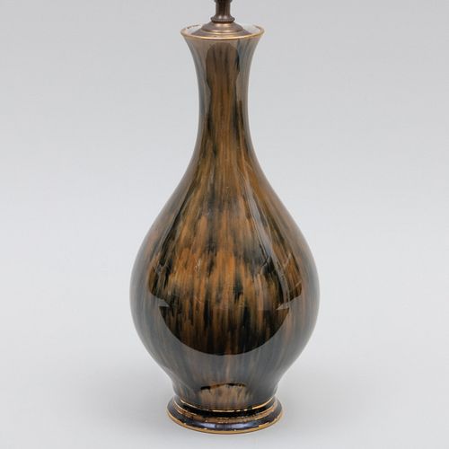 Sevres Porcelain Vase Mounted as a Lamp