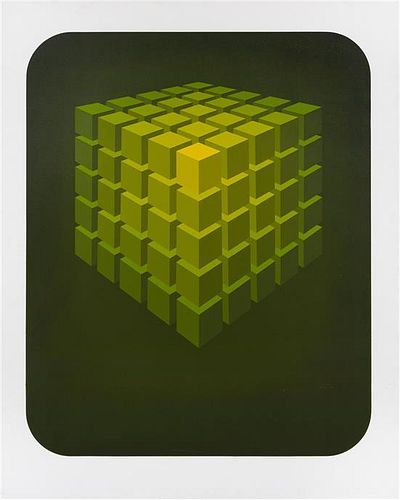 Marco Spalatin, (American, b. 1945), Cube Cluster II