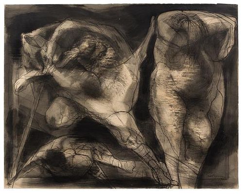 Rico Lebrun, (American, 1900-1964), Untitled, 1961