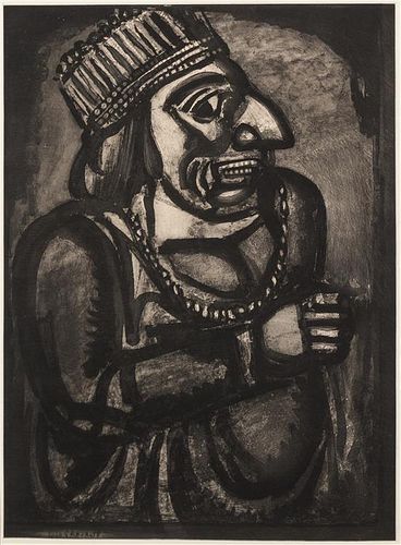 Georges Rouault, (French, 1871-1958), Nous croyants rois (pl. 7 from Miserere), 1923