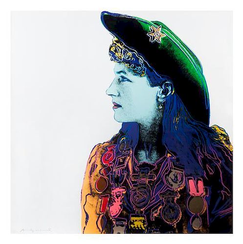 Andy Warhol, (American, 1928-1987), Annie Oakley from Cowboys and Indians, 1986