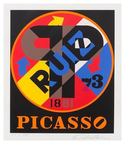 Robert Indiana, (American, b. 1928), Picasso, (from The American Dream portfolio), 1997
