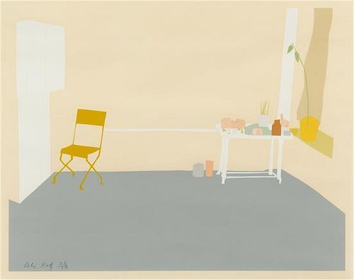 Alex Katz, (American, b. 1927), Gray Interior, 1967-1968