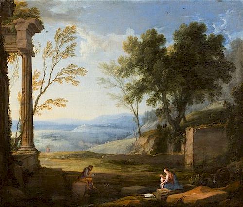 Attributed to Pierre Patel, (French, 1605-1676), Classical Landscape