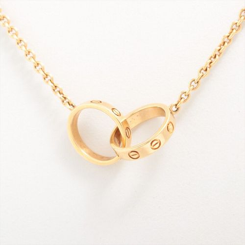 CARTIER BABY LOVE 18K YELLOW GOLD NECKLACE