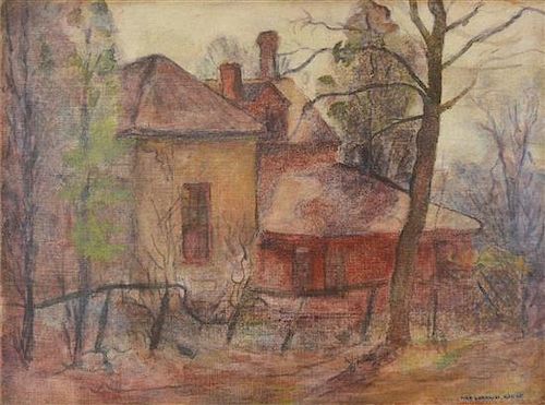 Ivan Albright, (American, 1897-1983), Untitled (Glencoe Home)