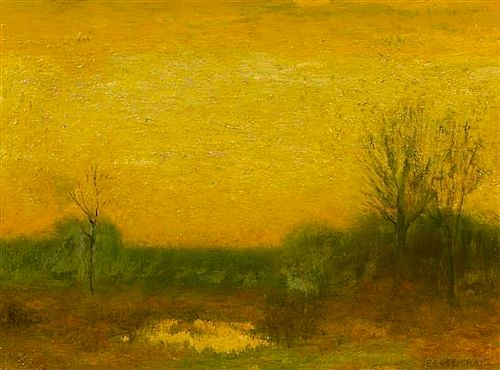 * Bruce Crane, (American, 1857-1937), Autumn Landscape