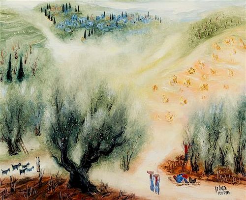 * Reuven Rubin, (Israeli, 1893 - 1974), Landscape Near Safed