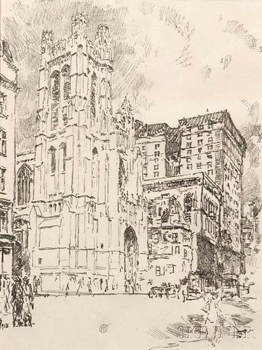 Childe Hassam (American, 1859-1935)      St. Thomas, New York