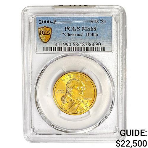 2000 Sacagawea Gold Dollar PCGS MS68