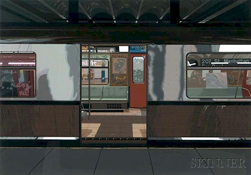 Richard Estes (American, b. 1932)      Subway