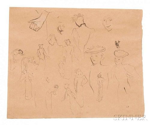 Édouard Vuillard (French, 1868-1940)      Etude de Femmes