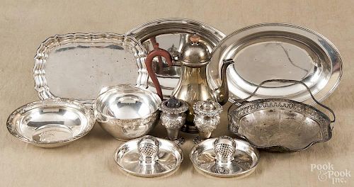 Sterling silver tablewares, 75.6 ozt.