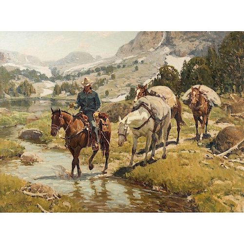 Jim Norton Painting, "High Country Splendor, 1984"