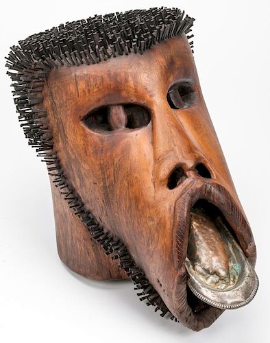 John Simpson (American, 20th c.) Head Sculpture, 1977