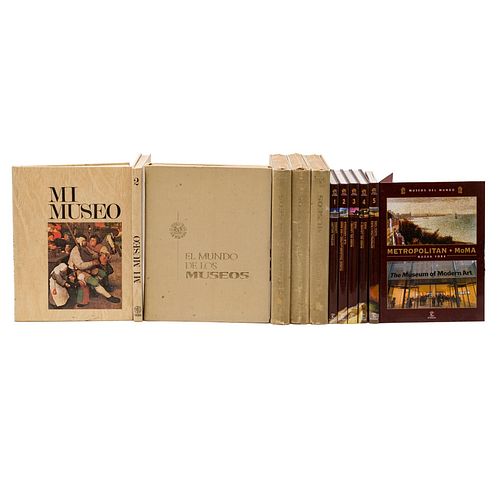 Libros sobre Museos. National Gallery. Londres.  -Metropolitan MoMA. Nueva York.  -Museo del Louvre I - II. Pzs: 23.