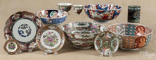 Group of Chinese export porcelain, 19th/20th c., tallest - 4 1/2''