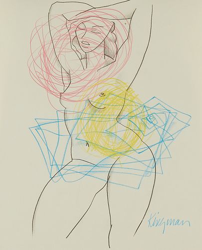 Brant Kingman "Scribbles II" Drawing