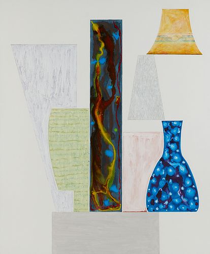 Ed Baynard Vases Acrylic Painting 2005