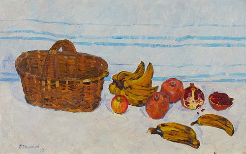 Albert Papikyan "Still Life With Fruit" 1963