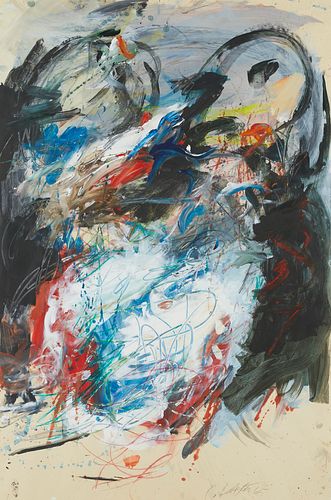 Ger Lataster Abstract Expressionist Painting