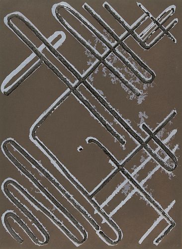 Ed Moses Abstract Etching 1989