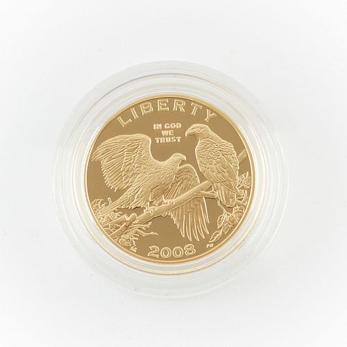 2008 $5 Bald Eagle Commemorative Gold Coin