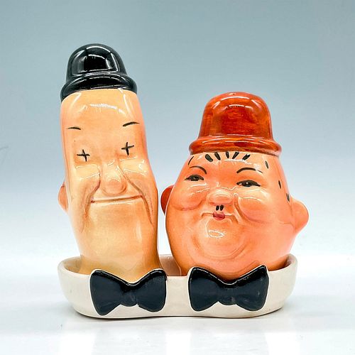 3pc Beswick S&P Shakers, Stanley Laurel and Oliver Hardy