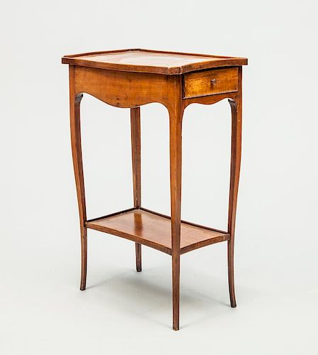 Louis XV Provincial Style Fruitwood Side Table