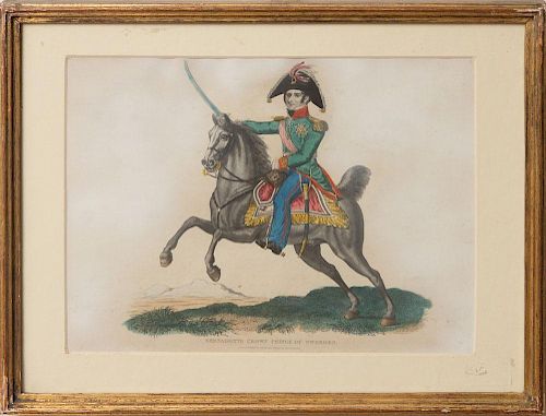 After John Romney (1785-1863): Allied Commanders of the Napoleonic War: Bernadotte Crown Prince of Sweden; Field Marshal Von 