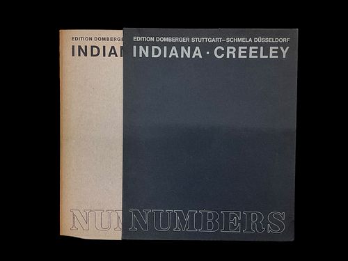 Numbers by Robert Indiana and Robert Creeley, 1st Edition of 2500, Signed by Both, 1968