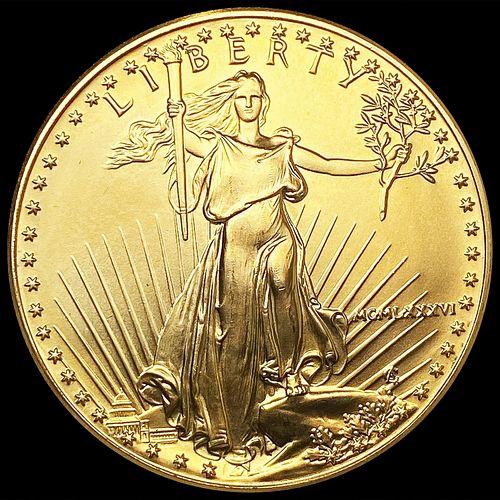 1986 US 1oz Gold $50 Eagle SUPERB GEM BU