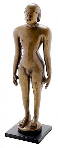 Indian Bronze Figure Of A Jina