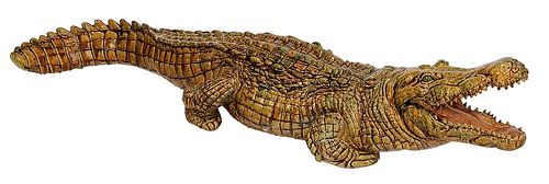 Contemporary Ceramic Alligator