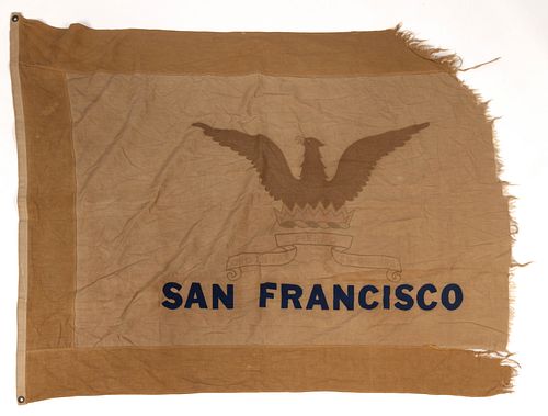 SAN FRANCISCO, CALIFORNIA CITY FLAG WITH EAGLE DESIGN