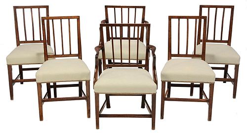 Assembled set of Six George III Dining Chairs