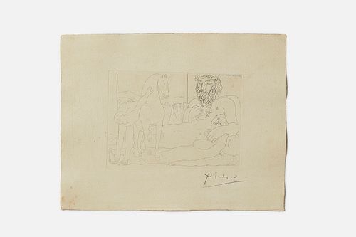 Pablo Picasso, 'The Muse at Rest' Etching