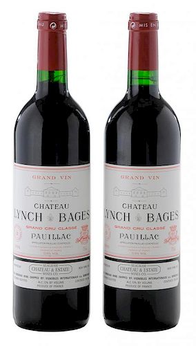 Two Bottles 1996 Château Lynch-Bages,