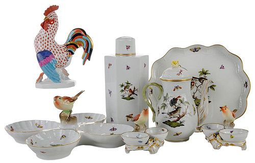 Seven Herend Porcelain Special Forms